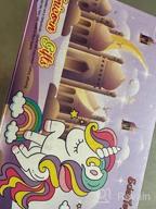img 1 attached to Magical Unicorn Marker Set With Large Capacity Pencil Case, Coloring Books, Colored Pens, And Stickers - Perfect Gifts For 4-8 Year Old Girls On Birthdays And Special Occasions By Scientoy review by David Norwood