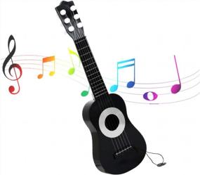 img 2 attached to Kids Toy Guitar 6 String: Educational Musical Instrument For Toddlers - WEY&FLY