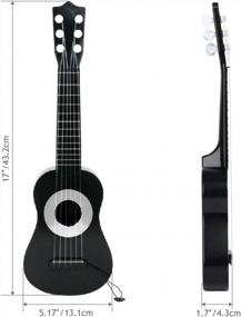 img 1 attached to Kids Toy Guitar 6 String: Educational Musical Instrument For Toddlers - WEY&FLY