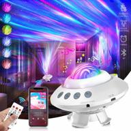 star projector galaxy light projector for bedroom adult aurora light projector bluetooth music speaker northern lights star projector night light with remote control for baby kids party birthday gift логотип