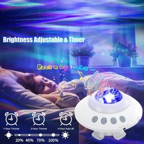 img 2 attached to Star Projector Galaxy Light Projector For Bedroom Adult Aurora Light Projector Bluetooth Music Speaker Northern Lights Star Projector Night Light With Remote Control For Baby Kids Party Birthday Gift
