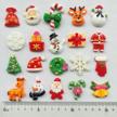 add christmas cheer with libiiine's 20pcs snowy beer resin flatback buttons for scrapbooking and diy decorations! logo