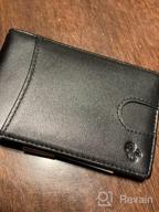 img 1 attached to GULEYRI Bifold Leather Wallet with Advanced Blocking Technology review by Manny Darawi