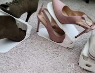 картинка 1 прикреплена к отзыву Обновите свой гардероб с помощью органайзера Neprock'S Shoe Slots Organizer — упаковка из 20 регулируемых укладчиков для обуви белого цвета — сэкономьте 50% места с нашими решениями для хранения обуви от Jonathan Sriubas