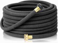 heavy duty 50 ft round soaker garden hose by styddi - 1/2 inch water seeper hose ideal for vegetable beds, lawns, and plants логотип