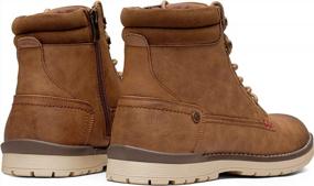 img 2 attached to Vostey Men'S Chukka Boots: Versatile And Durable Footwear For Motorcycle, Casual Or Hiking Activities