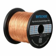 enameled copper magnet wire - bntechgo 24 awg - 3.0 lb spool - 0.0197" diameter - temperature rating 155℃ - ideal for transformers and inductors logo