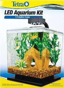 img 4 attached to 🐠 Premium Tetra 29137 Water Wonder Aquarium Kit - Black, 1.5 Gallons: Stunning Aquatic Elegance for Your Space