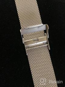 img 5 attached to Мужские кварцевые наручные часы CKE для платья с сетчатым ремешком из нержавеющей стали, календарем, индикатором недели
