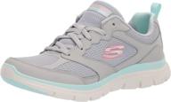 👟 stylish comfort: skechers women's appeal sneaker white athletic shoes logo