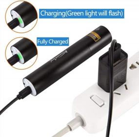 img 1 attached to ALONEFIRE SV10 5W перезаряжаемый USB ультрафиолетовый фонарик 365Nm черный свет детектор мочи домашних животных для отверждения смолы, сухого пятна со встроенным аккумулятором и адаптером питания