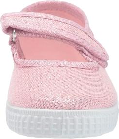 img 3 attached to Cienta 56013 Glitter Fashion Sneaker Girls' Shoes ~ Flats