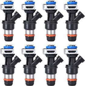 img 4 attached to 🔥 17113698 25317628 FJ10062 FJ315 17113553 High-Quality Fuel Injector Sets for 2001-2007 Buick Rainer Chevy Silverado Sierra Cadillac Escalade Suburban Tahoe GMC Yukon 4.8L 5.3L 6.0L, 8Pcs