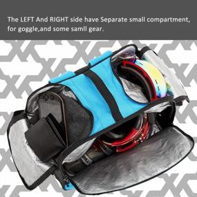 img 3 attached to XCMAN Ski And Snowboard Boots Bag - Waterproof 30L Travel Case For Excellent Protection