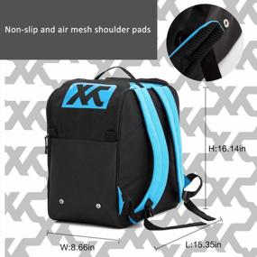 img 1 attached to XCMAN Ski And Snowboard Boots Bag - Waterproof 30L Travel Case For Excellent Protection