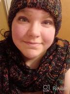 img 1 attached to Oversized Slouchy Beanie Hat And Infinity Scarf Set - Funky Junque review by Jessica Morris