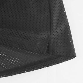 img 1 attached to Men'S Mesh Athletic Shorts With Large Split Sides And Breathable Design
