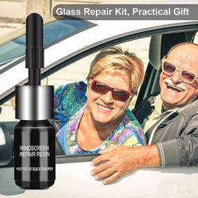 img 1 attached to 🔧 Zecurate Windshield Crack Repair Kit: Nano Glass Fluid for Quick Fix of Car Windscreen Chips, Cracks, and Star-Shaped Cracks