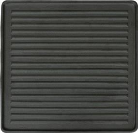 img 3 attached to STANSPORT 15" X 15" Cast Iron Reversible Griddle For Stove Top And Grill