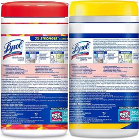 img 3 attached to 🧼 Lysol Disinfectant Wipes - Multi-Surface Antibacterial Cleaning Wipes, Mixed Fragrance Pack with Lemon & Lime Blossom and Mango & Hibiscus - (2 Packs of Lemon & Lime Blossom, 1 Pack of Mango & Hibiscus)