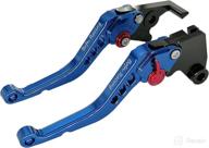 bofn racing shorty brake & clutch levers - cnc aluminum adjustable - honda cb650r cb650f cbr650f cbr650r 2014-2021, nc700 nc750s/x 2016-2021 - elegant blue - high performance upgrade логотип