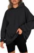 women's oversized hoodies fleece pullover sweatshirts long sleeve loose lightweight fall winter clothes logo