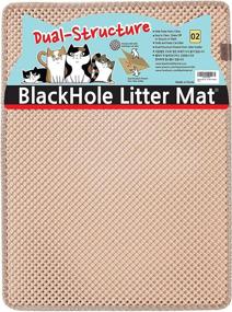 img 3 attached to Blackhole Cat Litter Mat Rectangular