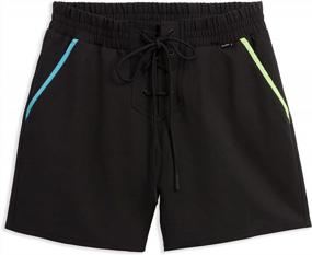 img 4 attached to TomboyX Women'S Board Shorts With Adjustable Waistband, Pockets - Available In XS-6X For Perfect Fit
