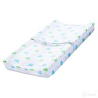 👶 entyle changing pad covers - extra soft plush baby changing table cradle sheets, 32"x16" easy-to-clean stretchy diaper pad covers for infants, boys, girls (white) logo