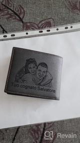 img 8 attached to Personalized Leather Wallets With Custom Engraving And Photo Insert – Ideal Gifts For Men, Husband, Dad, And Son