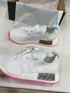 img 1 attached to Adidas Originals NMD_R1 Elastic Sneaker Boys' Shoes in Sneakers review by Derrek Fields
