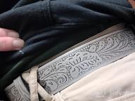 картинка 1 прикреплена к отзыву 👖 Ремни для мужчин - Западные эмбоссированные винтажные аксессуары из натуральной кожи от James Murphy