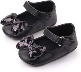 img 1 attached to 👑 Stunning OAISNIT Princess Wedding Shoes: Lightweight Anti-Slip Flats for Girls