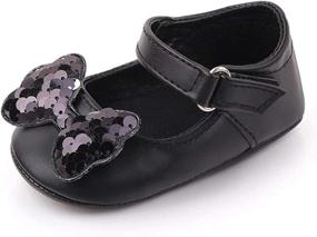 img 4 attached to 👑 Stunning OAISNIT Princess Wedding Shoes: Lightweight Anti-Slip Flats for Girls