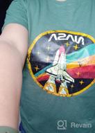 img 1 attached to Explore The Universe In Style With Nicetage Women'S Vintage NASA T-Shirt review by Alicia Taylor