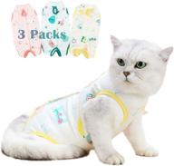 🐾 taozua cat recovery suit: e-collar alternative after surgery, anti-licking abdominal wound & skin disease treatment for cats/dogs logo