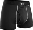 upgrade your comfort with 2undr men's power shift 3 boxer trunk underwear logo