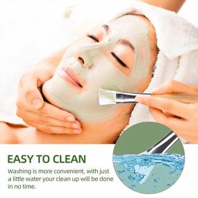 img 1 attached to Bamboo Facial Mask Mixing Set: Create A Spa Experience With JPNK'S 6-Pack DIY Clay Mask Kit Including Brushes And Bowl