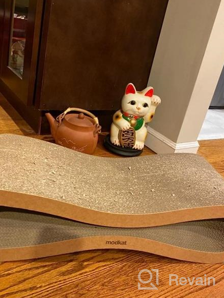 img 1 attached to Modkat Scratcher Lounge (Small - 26.6L X 7H X 10.6D In.) review by Victor Ewing