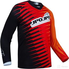 img 3 attached to JPOJPO Jersey Motocross Jerseys Downhill Motorcycle & Powersports -- Protective Gear