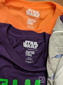 img 5 attached to 🚀 Get Galactic with Spotted Zebra: Star Wars Boys' Clothes, Tees & Shirts