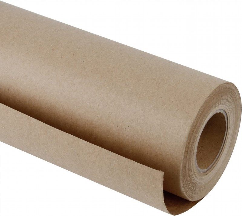 RUSPEPA Black Kraft Paper Roll - 12 inches x 100 feet - Recyclable Paper  Perfect for for Crafts, Art,Small Wrapping, Packing, Postal, Shipping,  Dunnage & Parcel