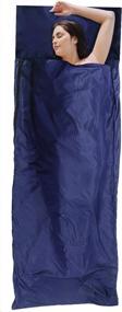 img 4 attached to Stay Comfy And Light On Your Adventures With Forceatt'S Ultralight Sleeping Bag Liner For Adults And Teens