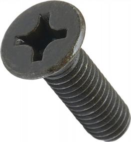 img 4 attached to Black Oxide Alloy Steel Phillips Flat Head Screws, DIN 965, M4 X 5Mm, 10 Pack By MonsterBolts