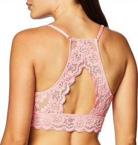 img 2 attached to Mae Women'S High-Neck Lace Bralette (For A-C Cups)
