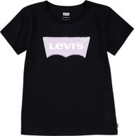 levis girls batwing t shirt: shop super girls' clothing in tops, tees & blouses collection logo