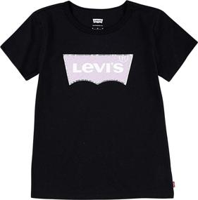 img 1 attached to Levis Girls Batwing T Shirt: Shop Super Girls' Clothing in Tops, Tees & Blouses Collection