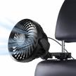💨 lemoistar usb car fan, powerful 4-speed wind circulation fan for vehicles suv rv, rear seat cooling fan with durable hook - 5v usb powered logo