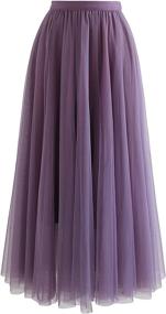 img 4 attached to Chicwish Womens Layered Ballet Medium Women's Clothing via Skirts