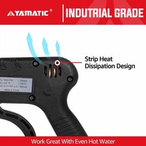 img 3 attached to YAMATIC High-Pressure Washer Gun Kit With Extension Wand And 5 Nozzles - 5000 PSI, 12 GPM, M22 & 3/8" Adapter - Perfect For Both Daily And Professional Use